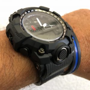 Taktische Einsatzuhr/ 2-Zonen-timer, black OPS mit Doppelschließe – Bild 3