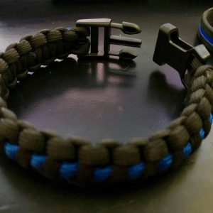 Rescue-Paracord "The Thin Blue Line" - Law Enforcement/ Police – Bild 3