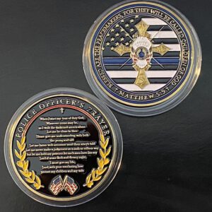 Challenge/ Collectors Coin "BLESSED ARE THE PEACEMAKERS..."/ "POLICE OFFICER´S PRAYER" – Bild 2