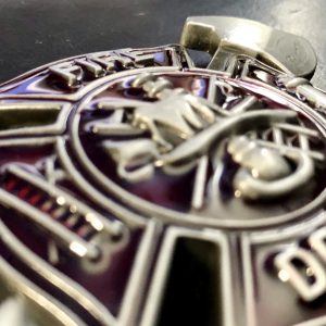 US-Gürtelschnalle/ belt-buckle "FIRE DEPT" cross – Bild 6