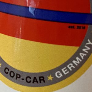 Coffee-mug/ Kaffeebecher "The Thin Blue Line tribute cop-car Germany" – Bild 7