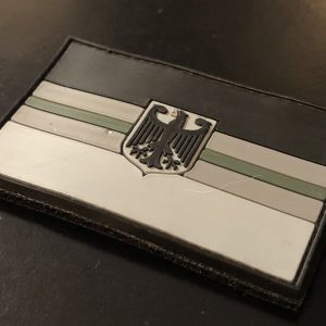 The Thin GREEN Line federal GERMANY - 3D rubber patch, GREY – Bild 2