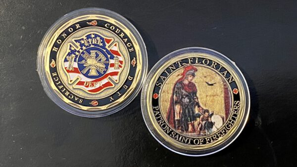 Collectors Coin "Fire dept. USA/ Saint Florian"