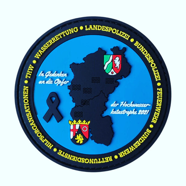 „Hochwasser 2021 Germany" BOS mission patch - 3D rubber velcro