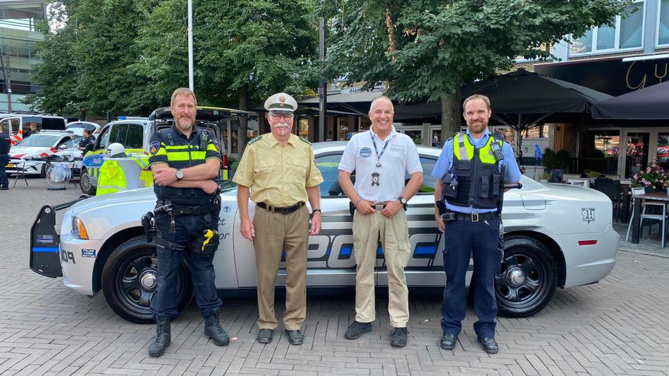 The Thin Blue Line tribute cop-car Germany @ Euregionale Zwaailichtendag, Kerkrade (NL)