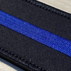 The Thin Blue Line international - velcro patch, stitched – Bild 3