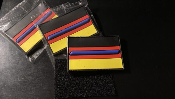 The Thin Blue Line Germany - 3D rubber patch